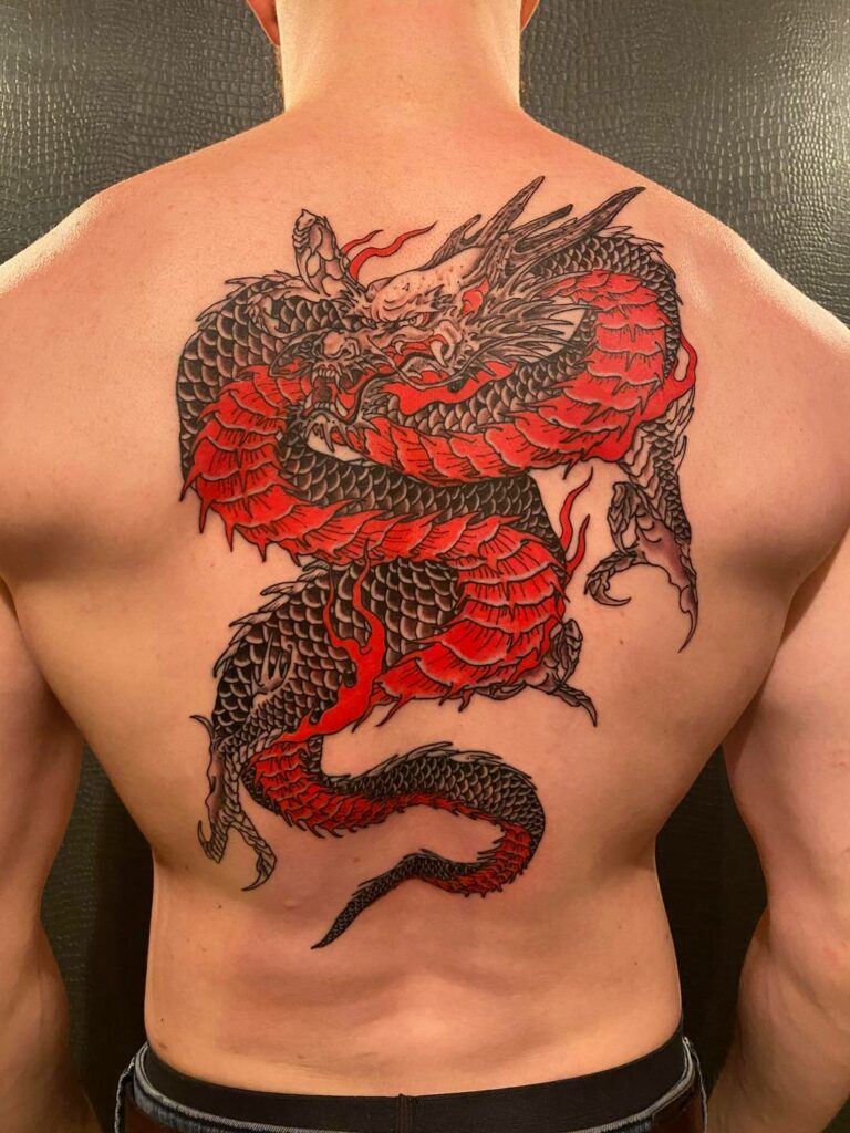 Back Dragon Tattoo