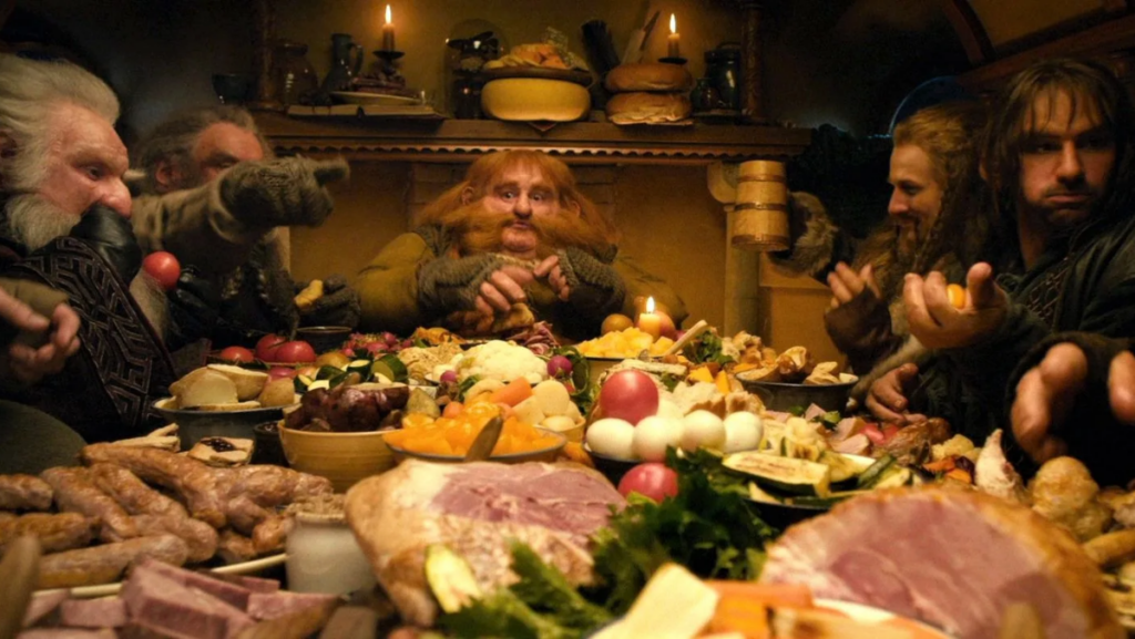 hobbit meal times